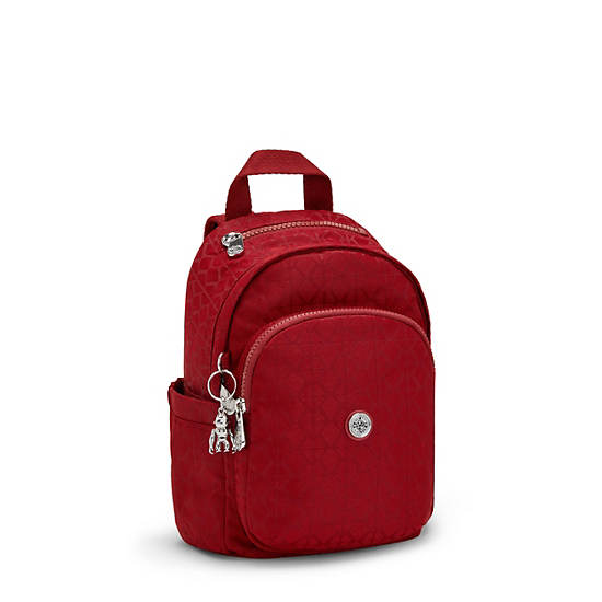 Kipling Delia Mini Rygsække Rød | DK 1564ZU